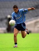17 June 2001; Jason Sherlock of Dublin during the Bank of Ireland Leinster Senior Football Championship Semi-Final match between Dublin and Offaly at Croke Park in Dublin. Photo by Ray McManus/Sportsfile