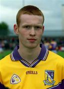 16 June 2001; Mark Gallan of Wexford ahead of the Bank of Ireland All-Ireland Senior Football Championship Qualifier Round 1 Replay match between Westmeath and Wexford at Cusack Park in Mullingar, Westmeath. Photo by Brian Lawless/Sportsfile