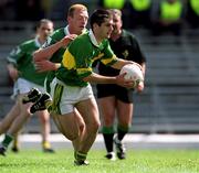 17 June 2001; Thomas Sullivan of Kerry in action against John Quane of Limerick during the Bank of Ireland Munster Senior Football Championship Semi-Final match between Kerry and Limerick at Fitzgerald Stadium in Killarney, Kerry. Photo by Brendan Moran/Sportsfile