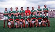 23 July 1989; The Mayo team ahead of the Connacht Senior Football Championship Final match between Mayo and Roscommon at McHale Park in Castlebar, Mayo. Photo by Ray McManus/Sportsfile