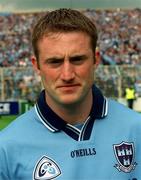 17 June 2001; Coman Goggins of Dublin ahead of the Bank of Ireland Leinster Senior Football Championship Semi-Final match between Dublin and Offaly at Croke Park in Dublin. Photo by Brian Lawless/Sportsfile