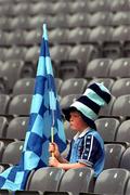17 June 2001; A Dublin supporter during the Bank of Ireland Leinster Senior Football Championship Semi-Final match between Dublin and Offaly at Croke Park in Dublin. Photo by Ray McManus/Sportsfile