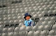 17 June 2001; A Dublin supporter ahead of the Bank of Ireland Leinster Senior Football Championship Semi-Final match between Dublin and Offaly at Croke Park in Dublin. Photo by Ray McManus/Sportsfile