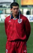 27 March 1995; Andy Roberts of England ahead of the UEFA U21 Championship Qualifier between Republic of Ireland and England at Dalymount Park in Dublin. Photo by David Maher/Sportsfile