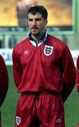 27 March 1995; Ian Pearce of England ahead of the UEFA U21 Championship Qualifier between Republic of Ireland and England at Dalymount Park in Dublin. Photo by David Maher/Sportsfile