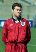 27 March 1995; Kevin Gallen of England ahead of the UEFA U21 Championship Qualifier between Republic of Ireland and England at Dalymount Park in Dublin. Photo by David Maher/Sportsfile
