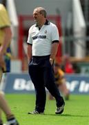 24 June 2001; Clare manager Pat Begley during the Bank of Ireland Munster Senior Football Championship Semi-Final match between Cork and Clare in Pairc Ui Chaoimh in Cork. Photo by Brendan Moran/Sportsfile