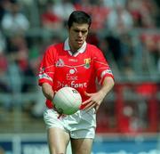 24 June 2001; Martin Cronin of Cork during the Bank of Ireland Munster Senior Football Championship Semi-Final match between Cork and Clare in Pairc Ui Chaoimh in Cork. Photo by Brendan Moran/Sportsfile
