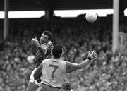 14 July 1991; Mattie Reilly of Roscommon in action against Liam McHale of Mayo during the Connacht Senior Football Championship Final match between Mayo and Roscommon at McHale Park in Castlebar, Mayo. Photo by Ray McManus/Sportsfile