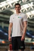 12 May 2016; Ireland swimmer Alex Murphy prior to departure for the European Swimming Championships in London, United Kingdom, from the16th of May to the 22nd of May 2016. National Aquatic Centre, Abbotstown, Dublin. Picture credit: Seb Daly / SPORTSFILE