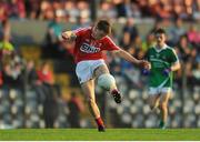 12 May 2016; Kevin O'Donovan, Cork, scores a apoint for his side. Electric Ireland Munster Minor Football Championship Semi Final, Cork v Limerick. Páirc Uí Rinn, Cork. Picture Credit: Eóin Noonan / SPORTSFILE