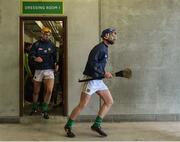 7 May 2016; Offaly's Cillian Kiely and James Mulrooney before the match. Leinster GAA Hurling Championship Qualifier, Round 2, Offaly v Carlow. O'Connor Park, Tullamore, Co. Offaly. Picture credit: Matt Browne / SPORTSFILE