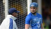 8 May 2016; Stephen O'Keeffe of Waterford in conversation with an umpire during the Allianz Hurling League, Division 1 Final - Replay, Clare v Waterford, at Semple Stadium, Thurles, Tipperary. Picture credit: Piaras Ó Mídheach / SPORTSFILE