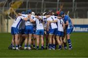 8 May 2016; Waterford players in a huddle before the Allianz Hurling League, Division 1 Final - Replay, Clare v Waterford, at Semple Stadium, Thurles, Tipperary. Picture credit: Piaras Ó Mídheach / SPORTSFILE