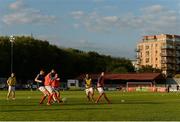 13 May 2016; A general view of St Patrick's Athletic players warming up before the SSE Airtricity League Premier Division, St Patrick's Athletic v Longford Town in Richmond Park, Dublin. Photo by Piaras O Midheach/Sportsfile