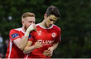 13 May 2016; Sam Verdon of St Patricks Athletic celebrates scoring his side's first goal with team-mate Sean Hoare, left, during the SSE Airtricity League Premier Division, St Patrick's Athletic v Longford Town in Richmond Park, Dublin. Photo by Piaras O Midheach/Sportsfile