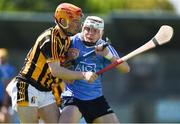 14 May 2016; Johnny McGuirk of Dublin in action against Darren Mullen of Kilkenny during the Electric Ireland Leinster GAA Minor Championship, semi-final, Dublin v Kilkenny at Parnell Park, Dublin. Picture credit: Ray McManus / SPORTSFILE