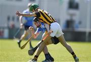 14 May 2016; Cillian Costello of Dublin in action against Tommy Walsh of Kilkenny during the Electric Ireland Leinster GAA Minor Championship, semi-final, Dublin v Kilkenny at Parnell Park, Dublin. Picture credit: Ray McManus / SPORTSFILE
