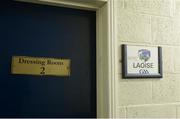 14 May 2016; A general view outside the Laois dressing room before the Leinster GAA Football Senior Championship, Round 1, Laois v Wicklow in O'Moore Park, Portlaoise, Co. Laois. Photo by Piaras O Midheach/Sportsfile