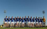 14 May 2016; Wicklow players during the National Anthem at the Leinster GAA Football Senior Championship, Round 1, Laois v Wicklow in O'Moore Park, Portlaoise, Co. Laois. Photo by Matt Browne/Sportsfile