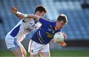 14 May 2016; Marc Lennon of Wicklow in action against Paul Cotter of Laois during the Leinster GAA Football Senior Championship, Round 1, Laois v Wicklow in O'Moore Park, Portlaoise, Co. Laois. Photo by Matt Browne/Sportsfile