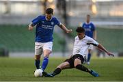 14 May 2016; Conor Murphy, Crumlin United, in action against Tristan Ferris, Letterkenny Rovers. FAI Intermediate Cup Final, Crumlin United v Letterkenny Rovers. Aviva Stadium, Dublin. Picture credit: Ramsey Cardy / SPORTSFILE