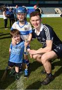 14 May 2016; Dara de Poire of Dublin with fellow St Vincent's club members Joseph, age 2, and Eoin Feehan, age 6, after the Electric Ireland Leinster GAA Minor Championship, semi-final, Dublin v Kilkenny at Parnell Park, Dublin. Picture credit: Ray McManus / SPORTSFILE