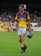 29 May 2010; The Wexford captain Diarmuid Lyng leaves the field after he was sent off in the last minute of the game. Leinster GAA Hurling Senior Championship, Galway v Wexford, Nowlan Park, Kilkenny. Picture credit: Ray McManus / SPORTSFILE