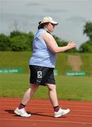 12 June 2010; Louise Murphy, from Sandyford, Dublin, Eastern Region, in action during the 50m walk event during the third day of the 2010 Special Olympics Ireland Games. University of Limerick, Limerick. Picture credit: Stephen McCarthy / SPORTSFILE