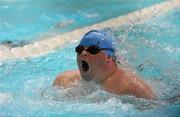 13 June 2010; Eric Tierney, from Fingal, Co. Dublin, Eastern Region, on his way to winning the Mixed 25m Breaststroke Final at the 2010 Special Olympics Ireland Games. University of Limerick, Limerick. Picture credit: Diarmuid Greene / SPORTSFILE