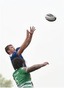 7 May 2016; Ross Molony, Leinster, takes possession in a lineout ahead of Filo Paulo, Treviso. Guinness PRO12, Round 22, Leinster v Benetton Treviso. RDS Arena, Ballsbridge, Dublin. Photo by Stephen McCarthy/Sportsfile
