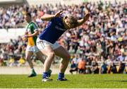 15 May 2016; Brian Kavanagh of Longford reacts after his penalty kick hit the upright during the Leinster GAA Football Senior Championship, Round 1, Offaly v Longford in O'Connor Park, Tullamore, Co. Offaly.  Photo by Piaras O Midheach/Sportsfile
