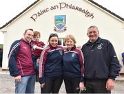 8 May 2016; Members of the Sheehan family, from left to right, Michéal Sheehan, Darragh Sheehan, aged 2, Martina Sheehan, Mary Sheehan and Mike Sheehan during the Piarsaigh Na Dromoda Lá na gClubanna celebrations. Lá Na gClubanna - Piarsaigh Na Dromoda. Páirc an Phiarsaigh, Inse na Toinne, Dromid, Co. Kerry. Picture credit: Diarmuid Greene / SPORTSFILE