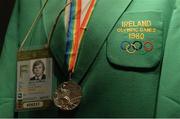 16 May 2016; A general view of memorabilia from David Wilkins from the 1980 Moscow Olympic Games, including his silver medal won for sailing at the launch of the 'Ireland's Olympians' exhibition in the GAA Museum, Croke Park, Dublin.  Picture credit: Piaras Ó Mídheach / SPORTSFILE