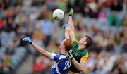 13 June 2010; Kevin Reilly, Meath, in action against Padraig Clancy, Laois. Leinster GAA Football Senior Championship Quarter-Final, Meath v Laois, Croke Park, Dublin. Picture credit: David Maher / SPORTSFILE