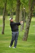 17 May 2016; Shane Lowry pitches onto the 10th green during the practice day prior to the Dubai Duty Free Irish Open Golf Championship at The K Club in Straffan, Co. Kildare. Photo by Matt Browne/Sportsfile