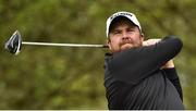 17 May 2016; Shane Lowry watches his tee shot from the 11th during the practice day prior to the Dubai Duty Free Irish Open Golf Championship at The K Club in Straffan, Co. Kildare. Photo by Matt Browne/Sportsfile