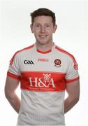 16 May 2016; Emmett Bradley of Derry during the 2016 Derry Football squad portraits in the O'Donovan Rossa GAA club, Magherafelt, Derry. Photo by Oliver McVeigh/Sportsfile