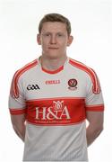 16 May 2016; Eoghan Brown of Derry during the 2016 Derry Football squad portraits in the O'Donovan Rossa GAA club, Magherafelt, Derry. Photo by Oliver McVeigh/Sportsfile