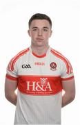 16 May 2016; Niall Toner of Derry during the 2016 Derry Football squad portraits in the O'Donovan Rossa GAA club, Magherafelt, Derry. Photo by Oliver McVeigh/Sportsfile