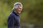 18 May 2016; Former Northern Ireland goalkeeper Pat Jennings on the 8th green during the Dubai Duty Free Irish Open Golf Championship Pro-Am at The K Club in Straffan, Co. Kildare. Photo by Brendan Moran/Sportsfile