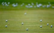18 May 2016; Golfballs lie on the practice green during the Dubai Duty Free Irish Open Golf Championship Pro-Am at The K Club in Straffan, Co. Kildare. Photo by Brendan Moran/Sportsfile