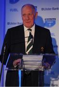 18 May 2016; Stephen Hilditch, incoming IRFU President, pictured at the fourth annual Ulster Bank League Awards in the Aviva Stadium. Ireland Head Coach, Joe Schmidt, was on hand to present the awards which recognise the commitment and dedication shown by players across all Ulster Bank League divisions. Ulster Bank League Awards. Aviva Stadium, Lansdowne Road, Dublin. Photo by Seb Daly/Sportsfile