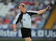 23 May 2010; Pat Fox, referee. Leinster GAA Football Senior Championship Preliminary Round, Louth v Longford, O'Moore Park, Portlaoise, Co. Laois. Picture credit: Brian Lawless / SPORTSFILE