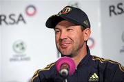 16 June 2010; Australia captain Ricky Ponting during a press conference ahead of their RSA One Day International challenge match against Ireland on Thursday. Castle Avenue, Clontarf, Dublin. Picture credit: Matt Browne / SPORTSFILE