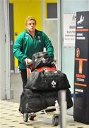 19 June 2010; Ireland's Sean Cronin on arrival in Brisbane Airport ahead of their game against Australia on Saturday 26 June. Brisbane Airport, Brisbane, Australia. Picture credit: Tony Phillips / SPORTSFILE