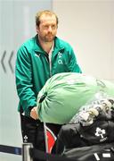 19 June 2010; Ireland's Geordan Murphy on arrival in Brisbane Airport ahead of their game against Australia on Saturday 26 June. Brisbane Airport, Brisbane, Australia. Picture credit: Tony Phillips / SPORTSFILE