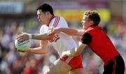 19 June 2010; Sean Cavanagh, Tyrone, in action against Brendan McArdle, Down. Ulster GAA Football Senior Championship Semi-Final, Tyrone v Down, Casement Park, Belfast, Co. Antrim. Picture credit: Oliver McVeigh / SPORTSFILE