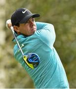 19 May 2016; Rory McIlroy of Ireland watches his tee shot from the 2nd tee box during day one of the Dubai Duty Free Irish Open Golf Championship at The K Club in Straffan, Co. Kildare. Photo by Matt Browne/Sportsfile