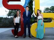 19 May 2016; UCD Olympians, from left, Ciara Everard, Mark English and Ciara Mageean pictured at the Bank of Ireland UCD Athletic Union Council Sport Awards ceremony in the UCD Student Centre. Over 500 students from over 30 different sports clubs were honoured for their sporting achievements on behalf of the University over the last twelve months. Astra Hall, Student Centre, UCD, Belfield, Dublin. Photo by Sam Barnes/Sportsfile